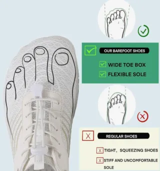 Scarpe bianche per sport d'acqua unisex tg 39