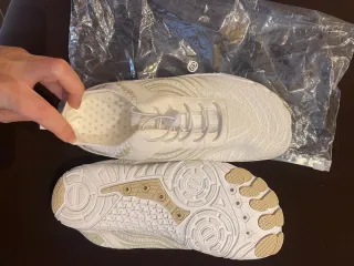 Scarpe bianche per sport d'acqua unisex tg 39