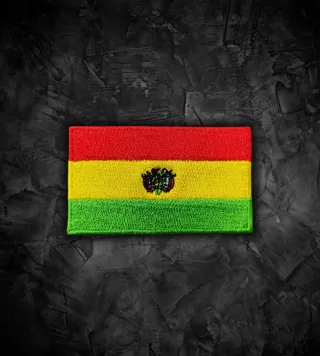 Bolivia 🇧🇴 Parche bandera termoadhesiva