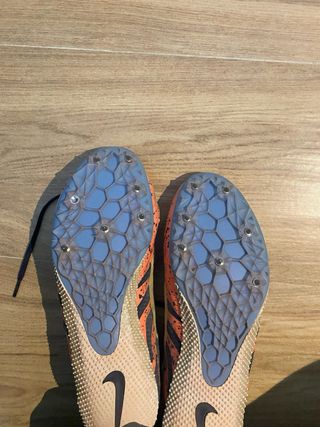 Tacos Atletismo Nike Naranja y Amarillo