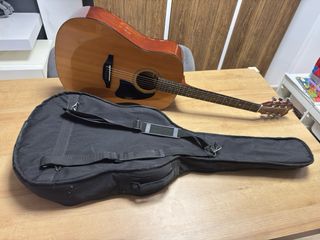 Guitarra Acústica Lyon Marrón + Funda