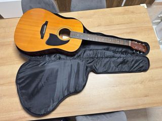Guitarra Acústica Lyon Marrón + Funda
