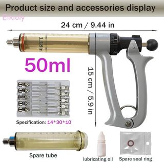 NUEVO! Jeringa continua 50ml para ganado