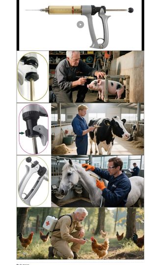 NUEVO! Jeringa continua 50ml para ganado