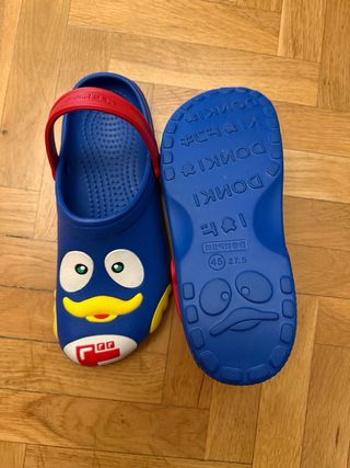 Chanclas Don Quijote Tokyo Azul Rojo