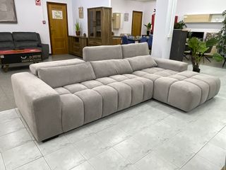 Sofá Chaiselongue gris - Envio gratis OFERTA