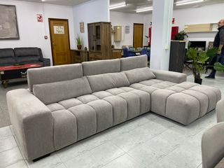 Sofá Chaiselongue gris - Envio gratis OFERTA