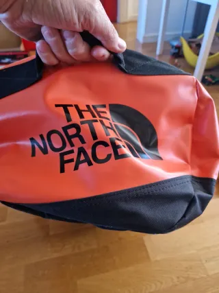 Bolsa The North Face Naranja y Negra