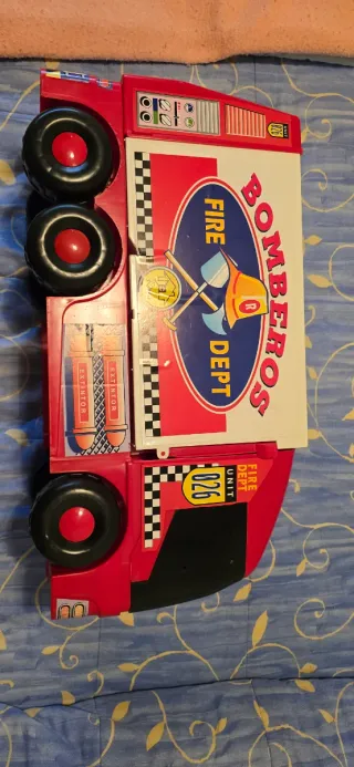 Camión Bomberos Juguete Vintage Bomberos