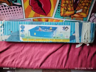 Piscina infantil color azul