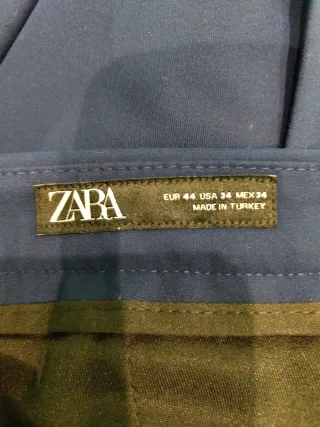 Traje Zara Azul
