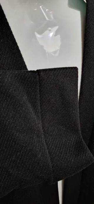 Abrigo negro largo sin estrenar