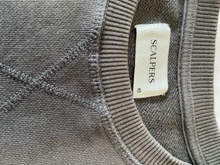 Sudadera Scalpers Chico coler verde caqui