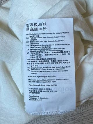 Acne Studios T-shirt Stockholm 1996 Beige