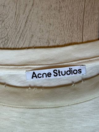 Acne Studios T-shirt Stockholm 1996 Beige