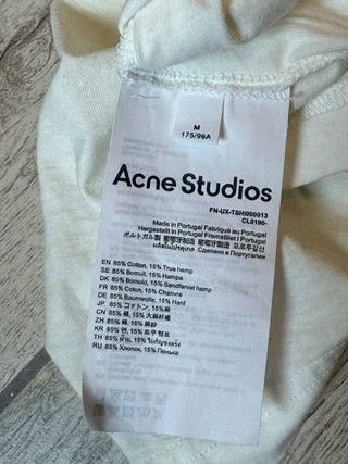 Acne Studios T-shirt Stockholm 1996 Beige