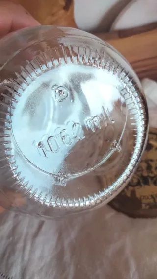 Barattolo in vetro vintage Bormioli Rocco