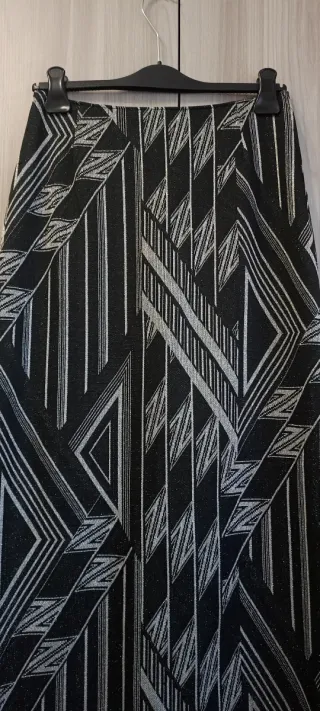 Gonna Midi Vintage Anni '80 Geometrica M