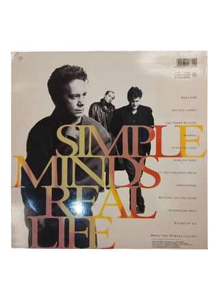 VINILO SIMPLE MINDS REAL LIFE