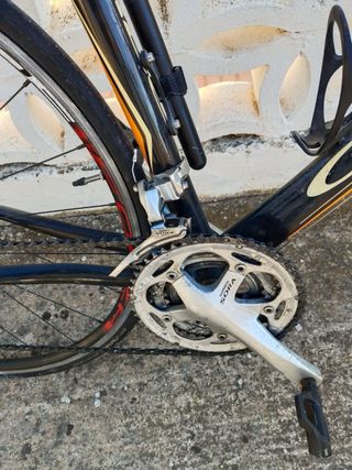 Bicicleta Orbea Aqua Negra/Naranja Talla 53/54 M