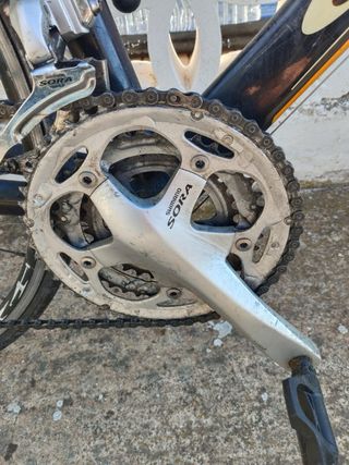 Bicicleta Orbea Aqua Negra/Naranja Talla 53/54 M