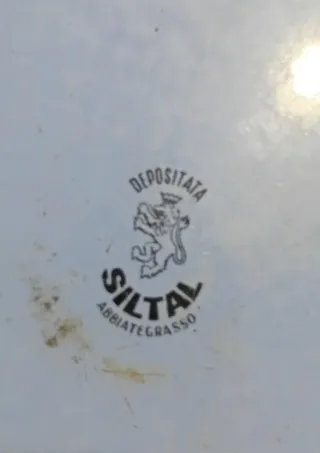 Pentola vintage decorata Siltal