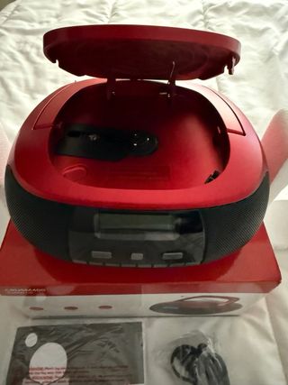 Radio CD Sunstech CRUSM400 Roja