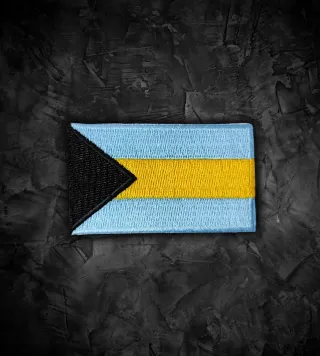 Bahamas 🇧🇸 Parche bandera termoadhesiva