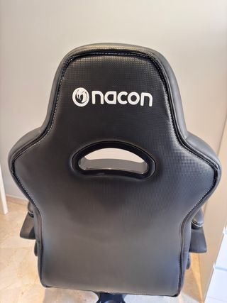 Silla Gaming PlayStation Negra y Blanca