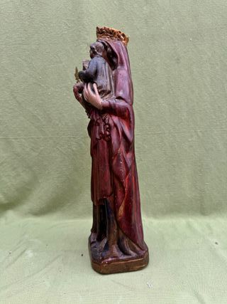 Virgen del Carmen Escayola Policromada S. XIX