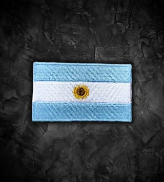 Argentina 🇦🇷 Parche bandera termoadhesiva