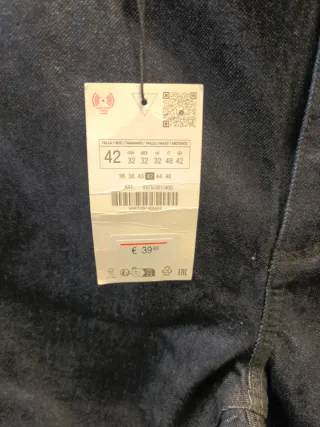 Pantalón Vaquero Zara Talla L/40