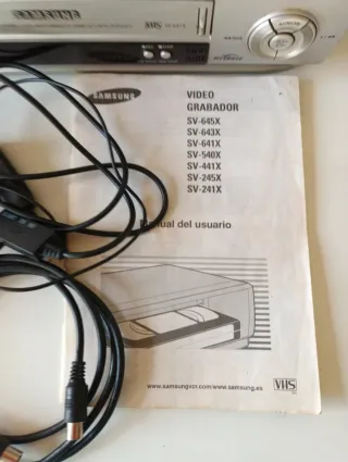 Videograbador VHS-Scart Hdmi+Películas