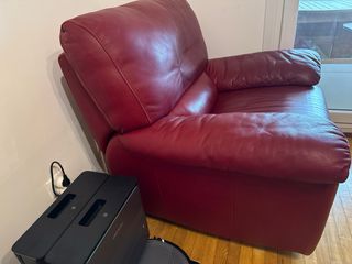 Sillón NATUZZI reclinable de piel natural