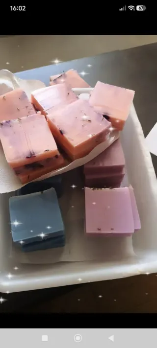 Jabones Artesanales con Dados