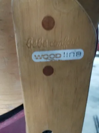 Silla de bebé de madera