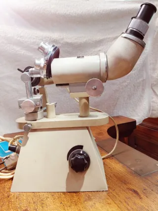 Microscopio Hans Günter Schneider Antiguo