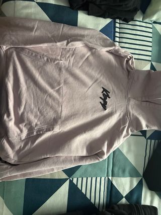 Sudadera rosa con bolsillo