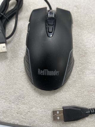 Teclado y Ratón RedThunder USB Negro