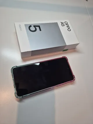 Oppo A5 Blanco 128GB + Funda Protectora