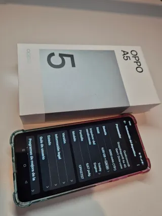 Oppo A5 Blanco 128GB + Funda Protectora