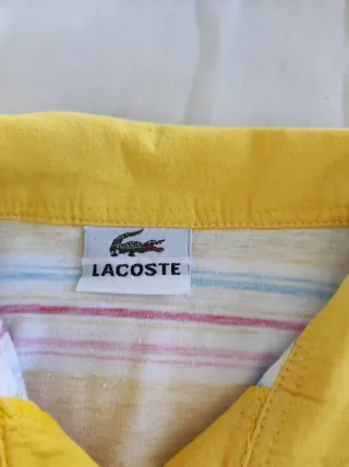 Camiseta Lacoste Rayas Talla S