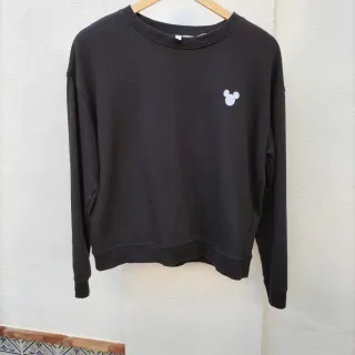 Sudadera Disney H&M Negra Talla L