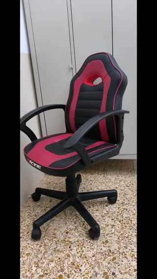 Silla Gaming Roja y Negra