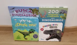 Lote libros-cuentos dinosaurios