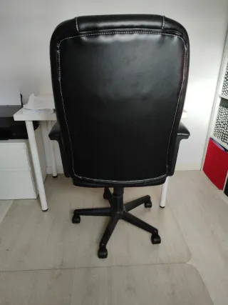 Silla de escritorio cómoda piel sintética