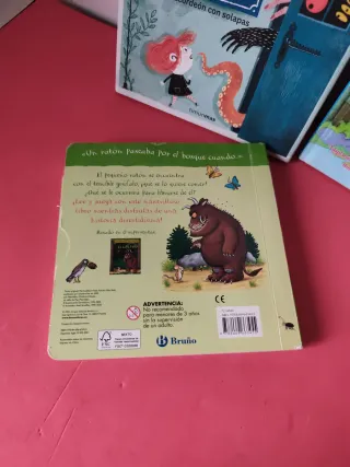Pack libros infantiles.  Grúfalo/ calle del miedo