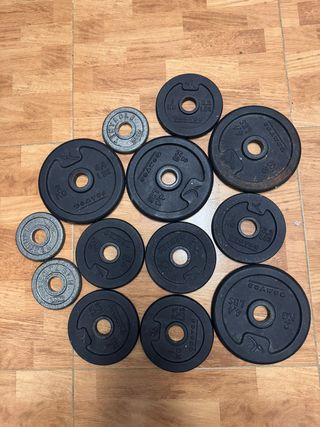 Dischi da palestra per manubri/barre