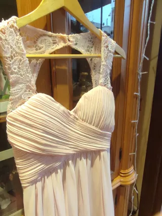 Vestido de fiesta rosa talla M