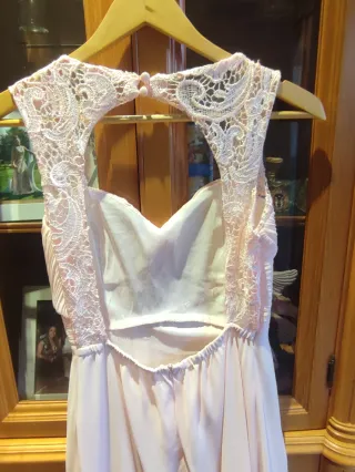 Vestido de fiesta rosa talla M